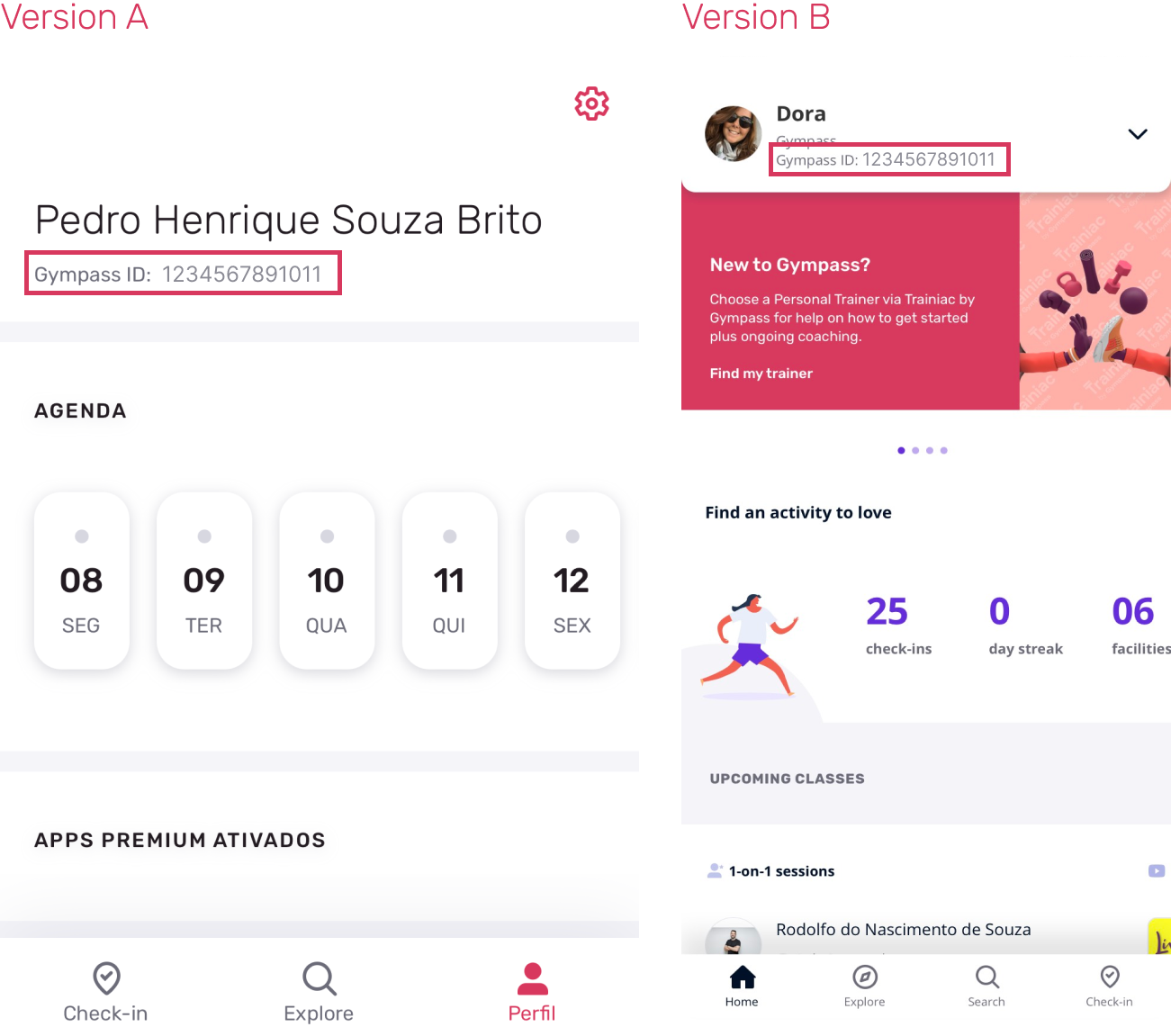 How to find your Gympass ID? Gympass US
